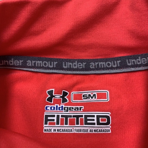 Womens Under Armour Fitted Coldgear Mock Active Shirt - Picture 5 of 7